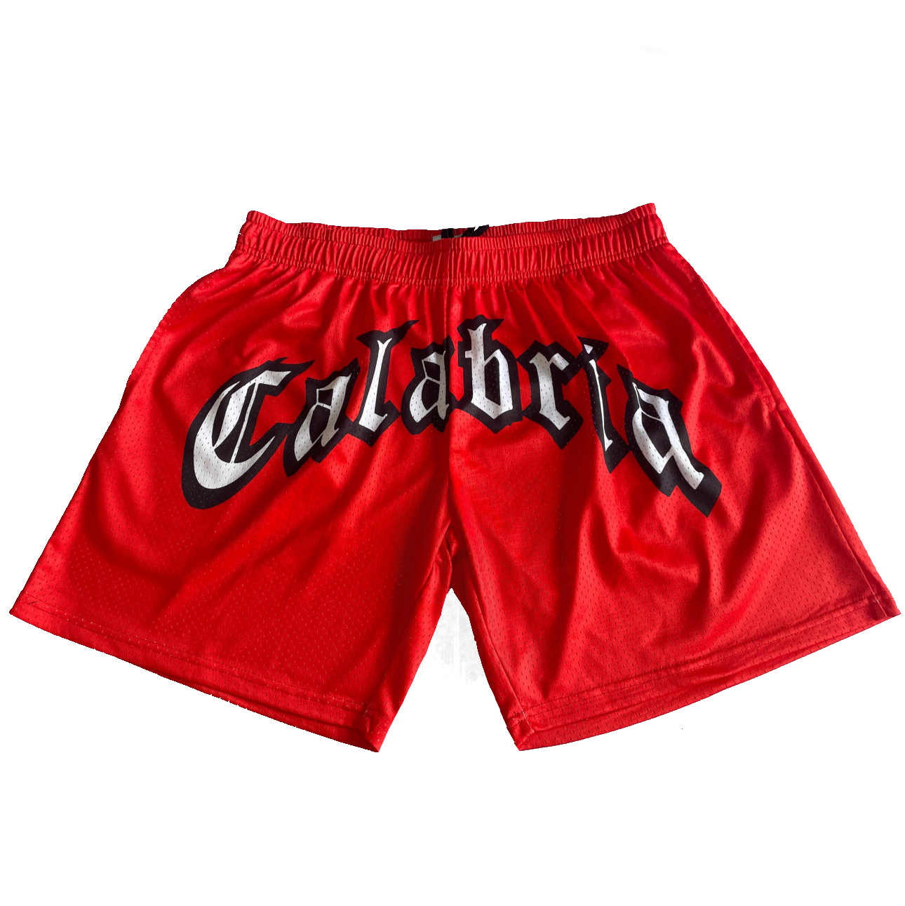 Calabria Red Mesh Shorts
